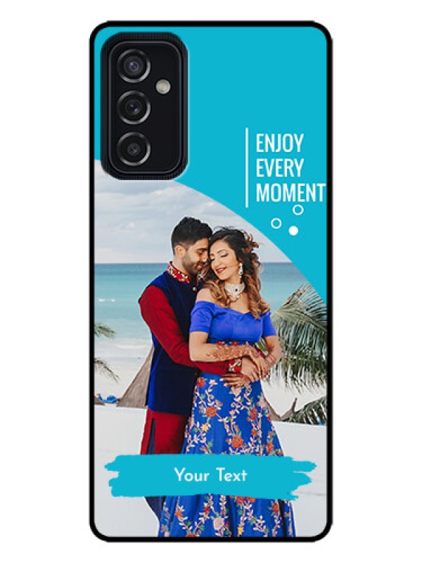 Custom Galaxy M52 5G Custom Metal Phone Case - Happy Moment Design