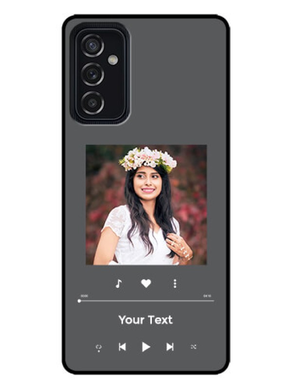 Custom Galaxy M52 5G Custom Metal Phone Case - Play The Music Design