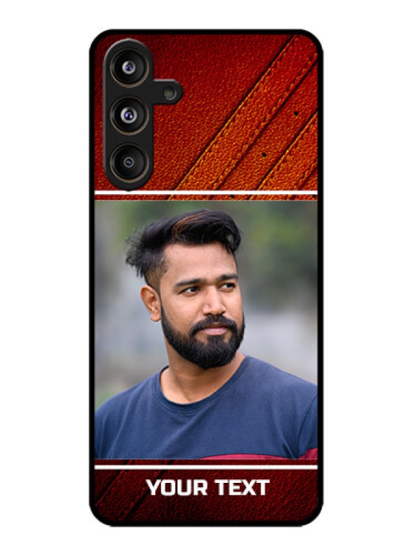 Custom Samsung Galaxy M55 5G Custom Metal Phone Case - Leather Phone Case Design