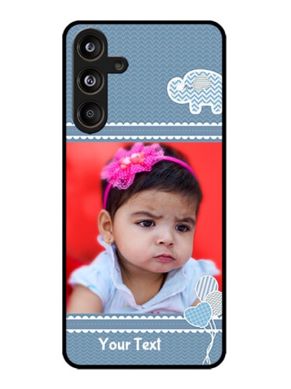 Custom Samsung Galaxy M55 5G Custom Metal Phone Case - With Kids Pattern Design