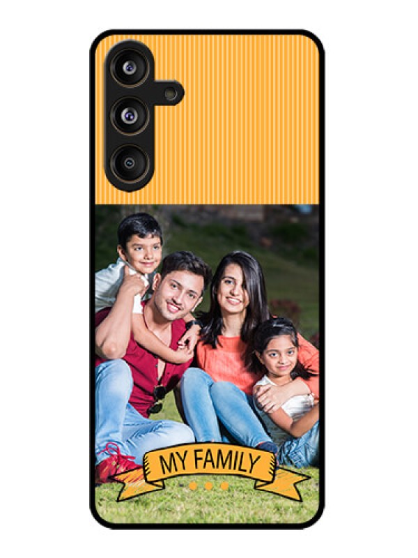 Custom Samsung Galaxy M55 5G Custom Metal Phone Case - My Family Design