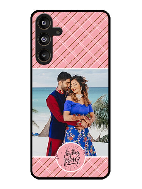 Custom Samsung Galaxy M55 5G Custom Metal Phone Case - Together Forever Design