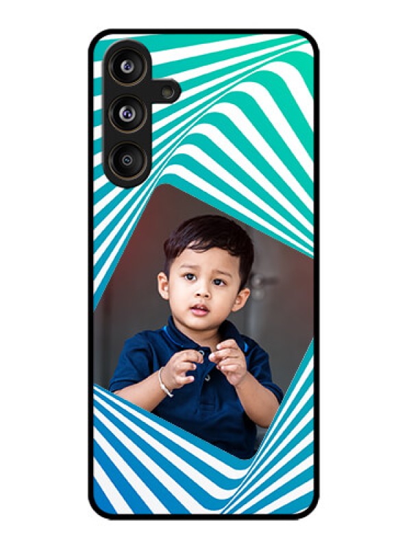 Custom Samsung Galaxy M55 5G Custom Metal Phone Case - Abstract Spiral Design