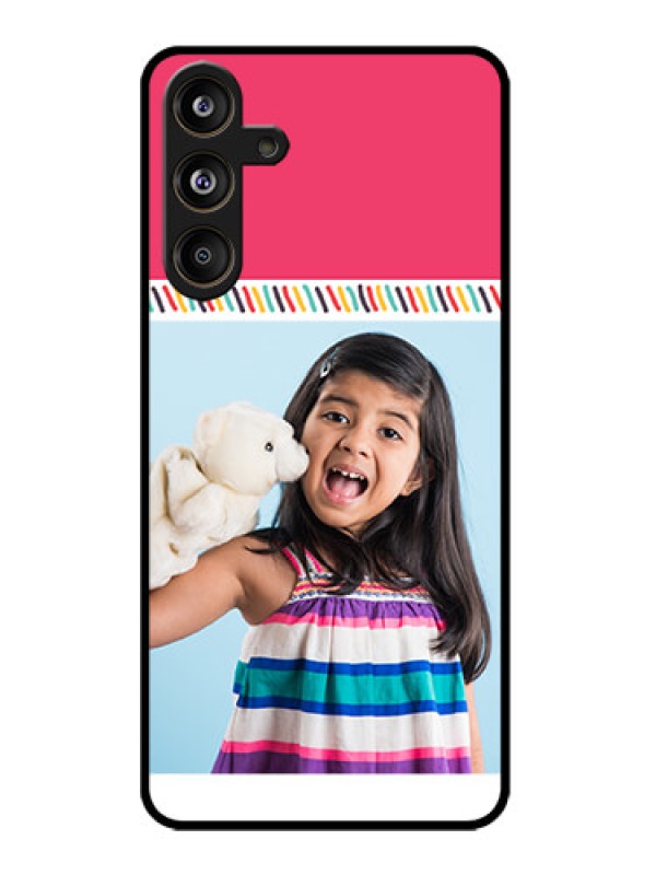 Custom Samsung Galaxy M55 5G Custom Metal Phone Case - Line Art Design