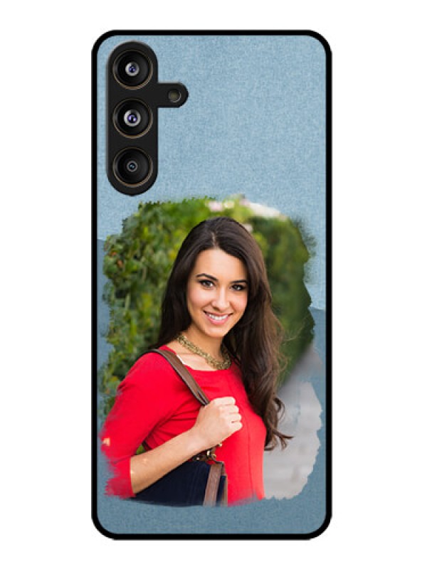 Custom Samsung Galaxy M55 5G Custom Metal Phone Case - Grunge Line Art Design