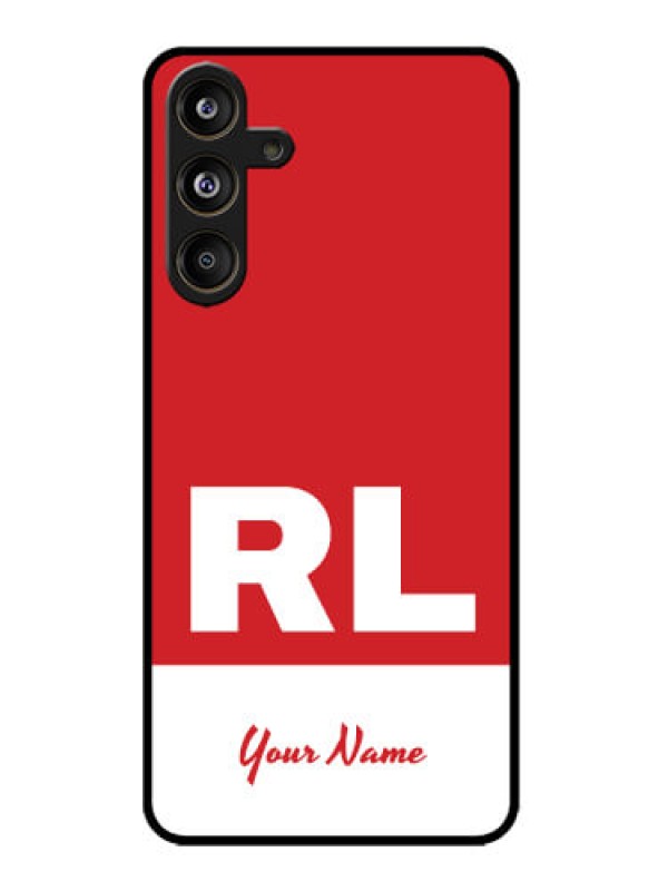 Custom Samsung Galaxy M55 5G Custom Metal Phone Case - Dual Tone Custom Text Design