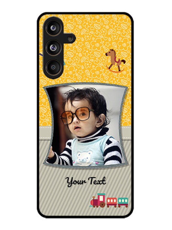 Custom Galaxy M55s 5G Custom Metal Phone Case - Baby Picture Upload Design