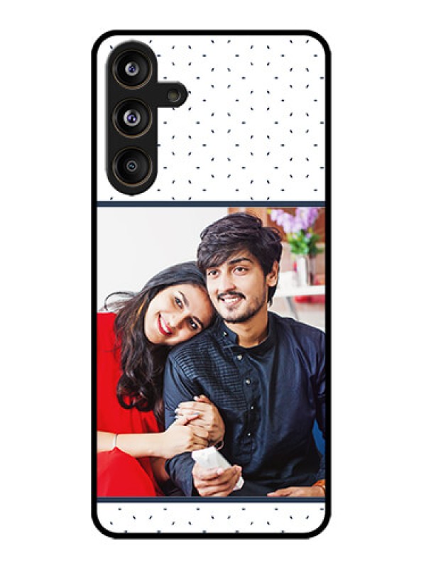 Custom Galaxy M55s 5G Custom Metal Phone Case - Premium Dot Design