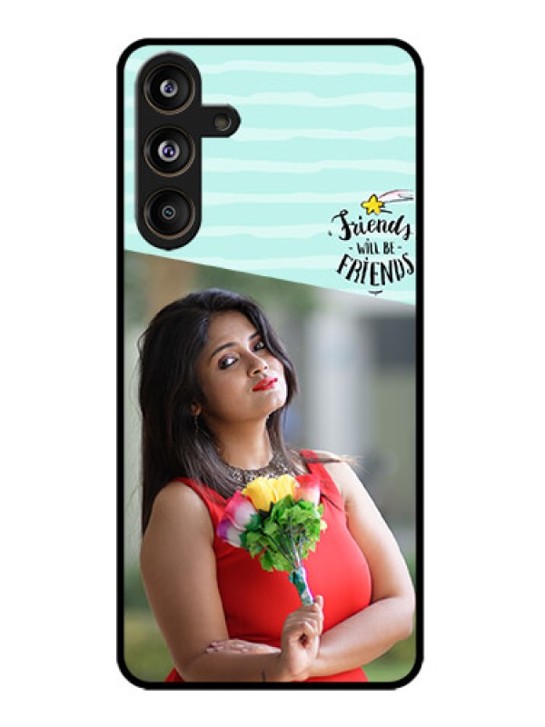 Custom Galaxy M55s 5G Custom Metal Phone Case - Friends Picture Icon Design