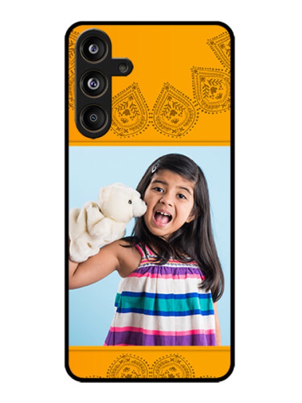 Custom Galaxy M55s 5G Custom Metal Phone Case - Photo Wedding Design