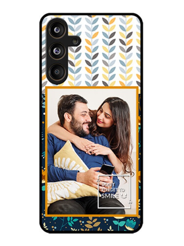 Custom Galaxy M55s 5G Custom Metal Phone Case - Pattern Design