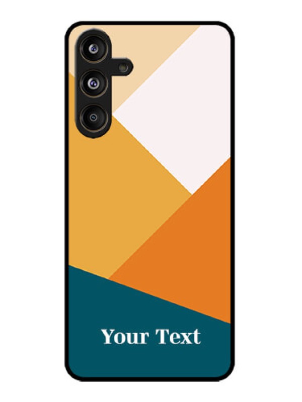 Custom Galaxy M55s 5G Custom Metal Phone Case - Stacked Multi - Colour Design