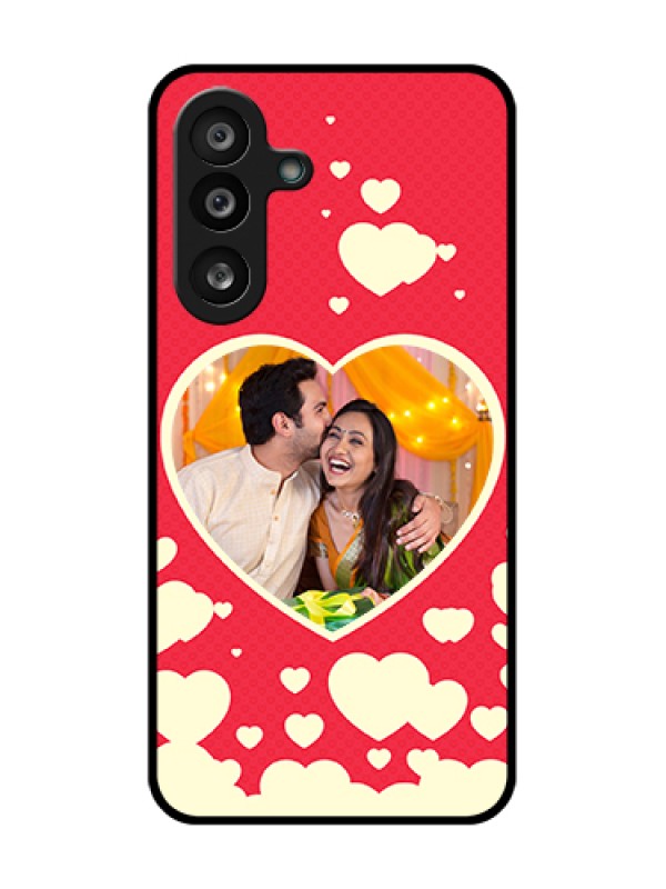 Custom Samsung Galaxy M56 5G Custom Metal Phone Case - Love Symbols Phone Cover Design