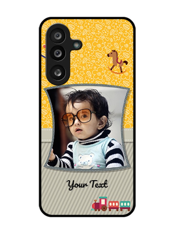 Custom Samsung Galaxy M56 5G Custom Metal Phone Case - Baby Picture Upload Design