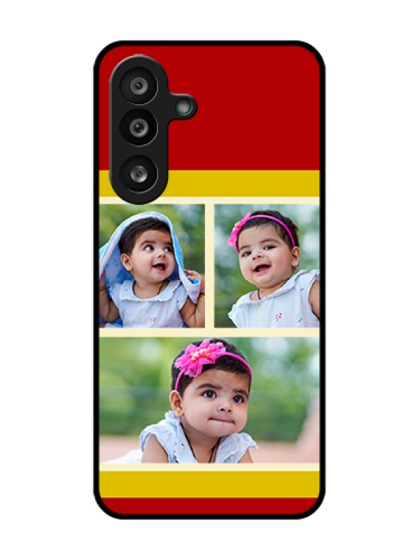 Custom Samsung Galaxy M56 5G Custom Metal Phone Case - Multiple Pic Upload Design