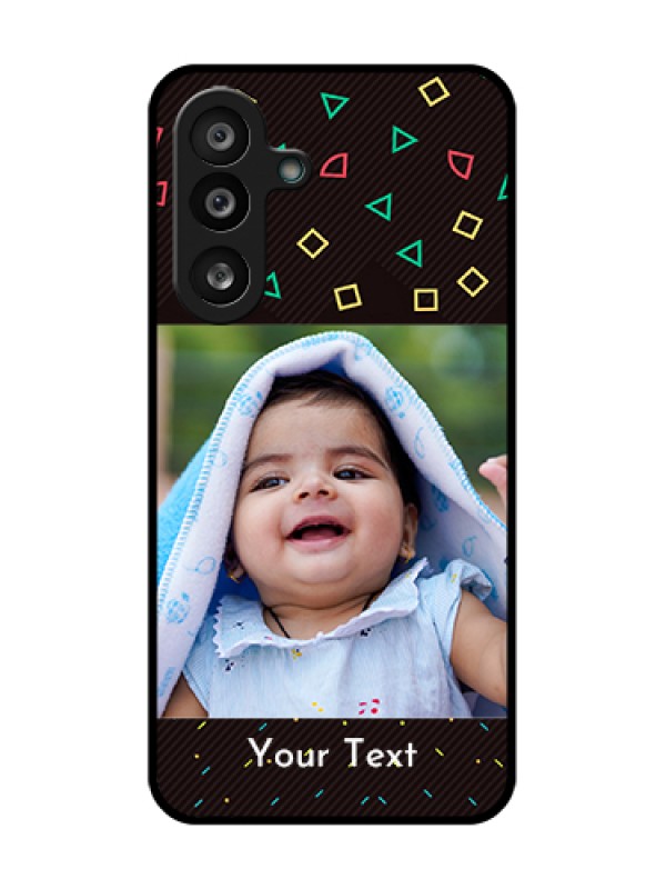 Custom Samsung Galaxy M56 5G Custom Metal Phone Case - With Confetti Birthday Design