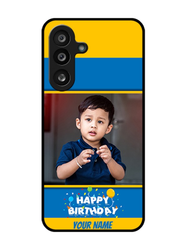 Custom Samsung Galaxy M56 5G Custom Metal Phone Case - Birthday Wishes Design