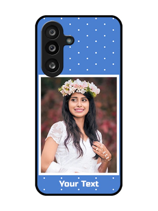 Custom Samsung Galaxy M56 5G Custom Metal Phone Case - Polka Dots Design