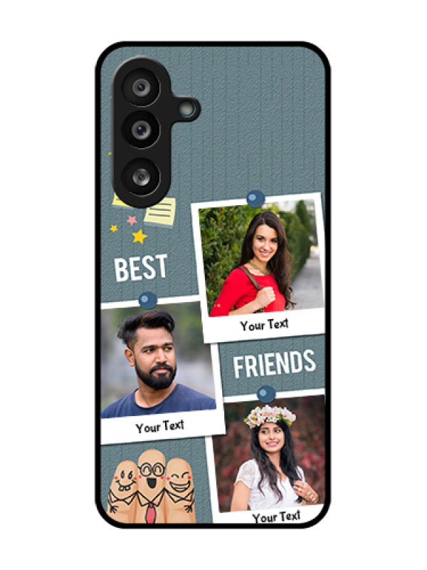 Custom Samsung Galaxy M56 5G Custom Metal Phone Case - Sticky Frames And Friendship Design