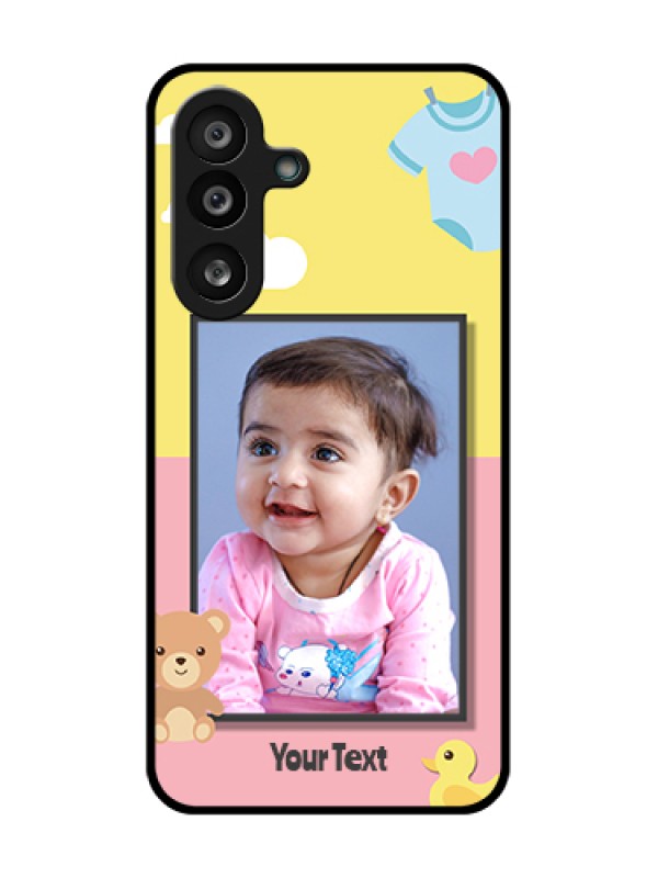 Custom Samsung Galaxy M56 5G Custom Metal Phone Case - Kids 2 Color Design