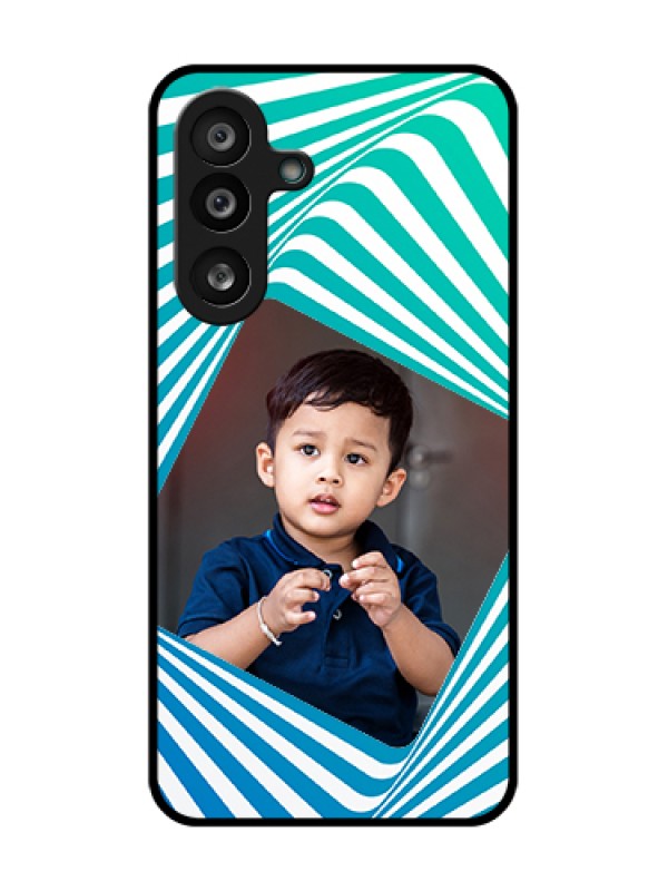 Custom Samsung Galaxy M56 5G Custom Metal Phone Case - Abstract Spiral Design