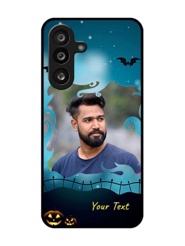 Custom Samsung Galaxy M56 5G Custom Metal Phone Case - Halloween Frame Design