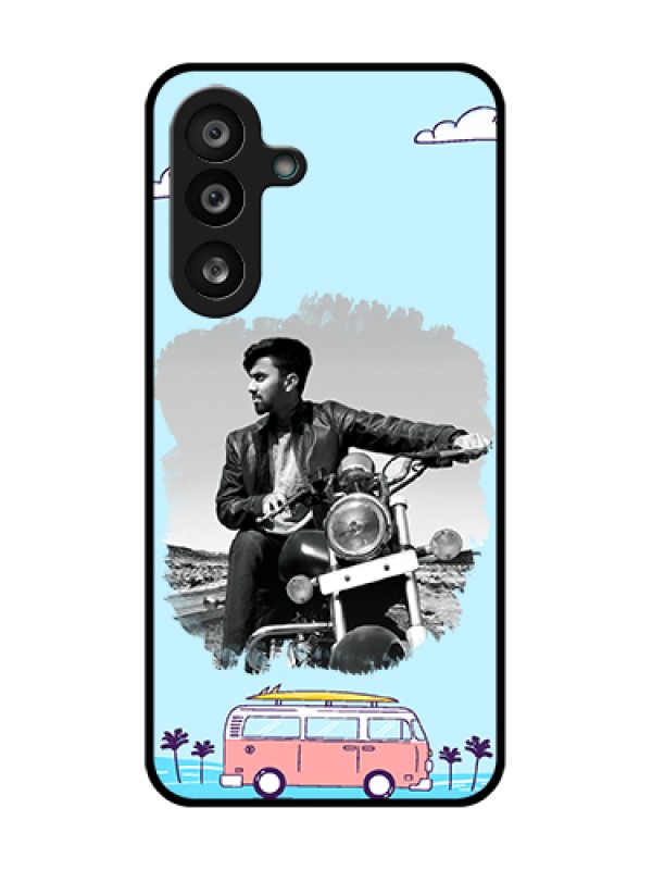 Custom Samsung Galaxy M56 5G Custom Metal Phone Case - Travel & Adventure Design