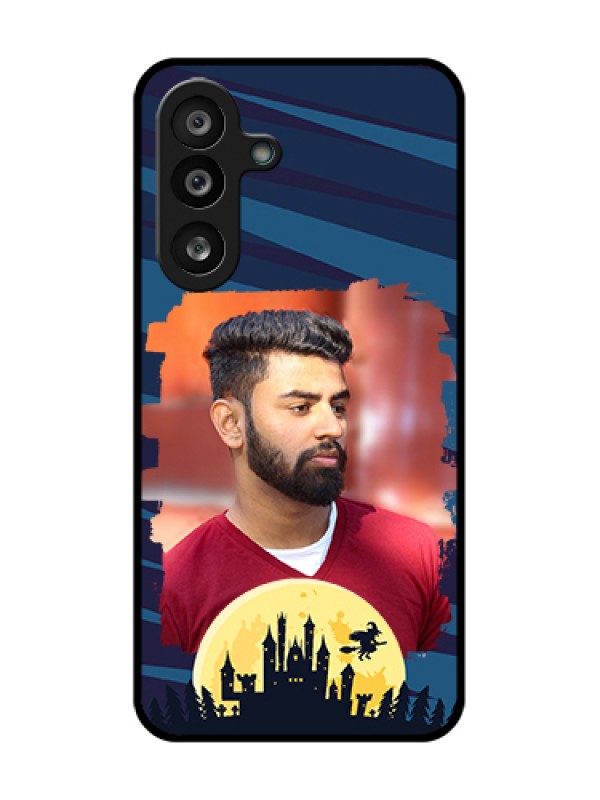 Custom Samsung Galaxy M56 5G Custom Metal Phone Case - Halloween Witch Design