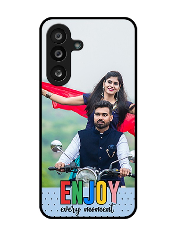 Custom Samsung Galaxy M56 5G Custom Metal Phone Case - Enjoy Every Moment Design