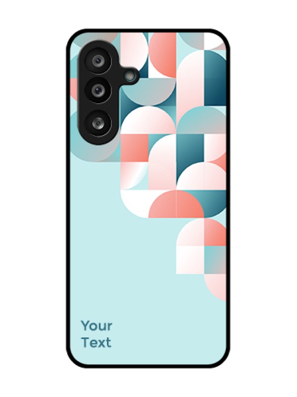 Custom Samsung Galaxy M56 5G Custom Metal Phone Case - Stylish Semi - Circle Pattern Design