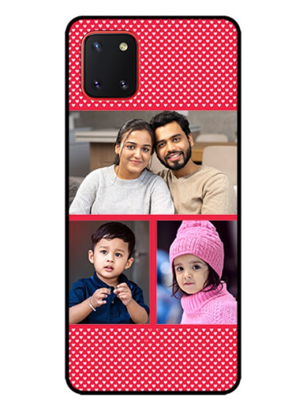 Custom Galaxy Note 10 Lite Custom Metal Phone CaseBulk Photo Upload Design