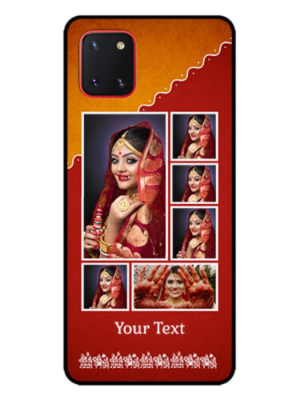 Custom Galaxy Note 10 Lite Custom Metal Phone CaseWedding Pic Upload Design