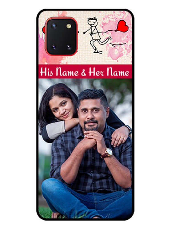 Custom Galaxy Note 10 Lite Custom Metal Phone CaseYou And Me Case Design