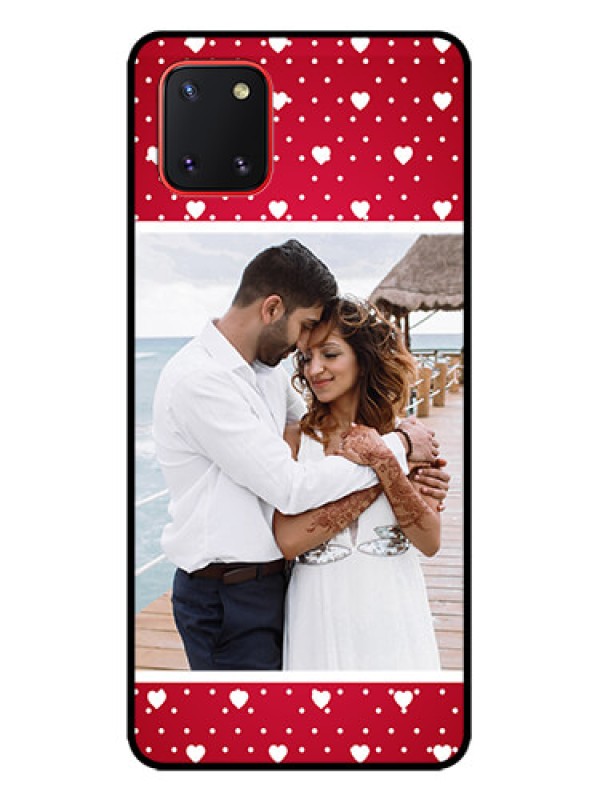 Custom Galaxy Note 10 Lite Custom Metal Phone CaseHearts Mobile Case Design