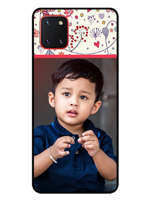 Custom Galaxy Note 10 Lite Custom Metal Phone CasePremium Floral Design