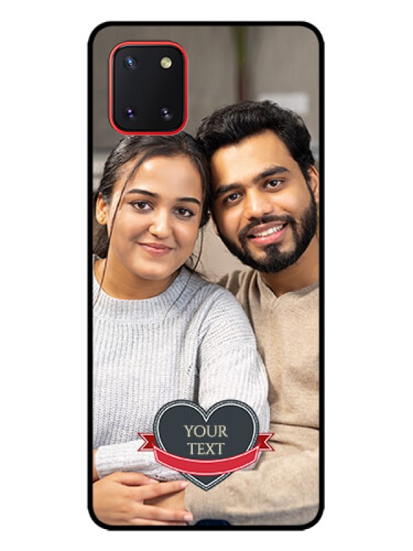Custom Galaxy Note 10 Lite Custom Metal Phone CaseJust Married Couple Design