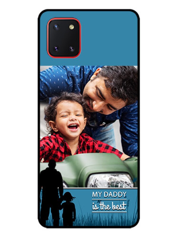 Custom Galaxy Note 10 Lite Custom Metal Phone CaseBest Dad Design