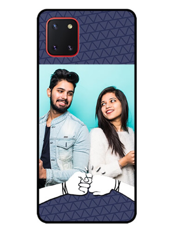 Custom Galaxy Note 10 Lite Custom Metal Phone CaseWith Best Friends Design