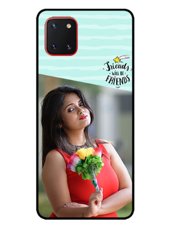 Custom Galaxy Note 10 Lite Custom Metal Phone CaseFriends Picture Icon Design