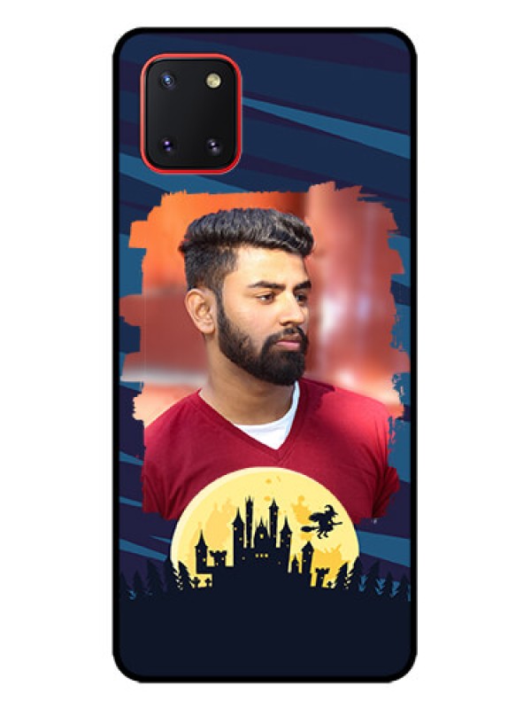 Custom Galaxy Note 10 Lite Custom Metal Phone CaseHalloween Witch Design