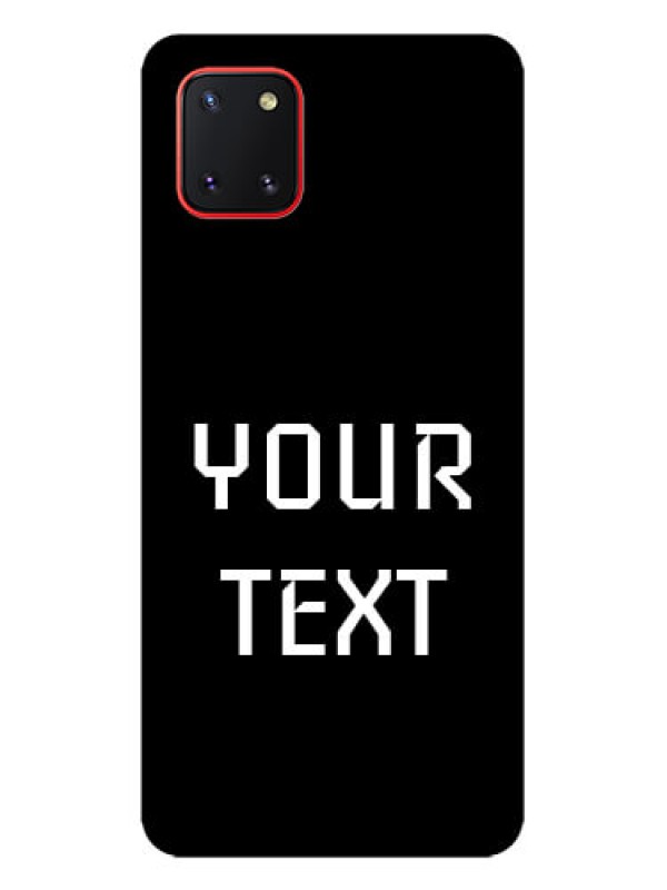Custom Galaxy Note 10 Lite Custom Metal Phone CaseYour Name Design