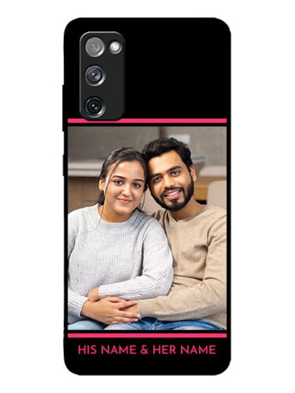 Custom Galaxy S20 FE 5G Custom Metal Phone CaseWith Add Text Design