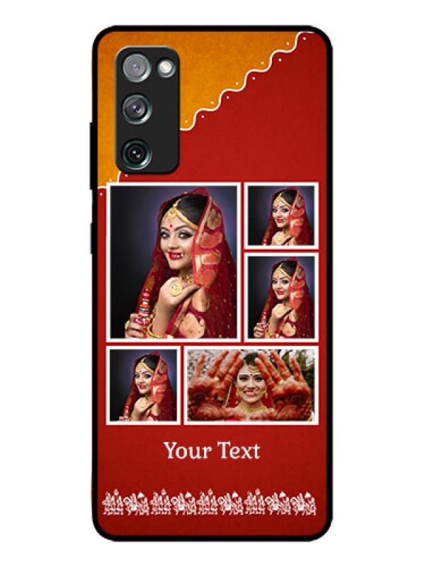Custom Galaxy S20 FE 5G Custom Metal Phone CaseWedding Pic Upload Design