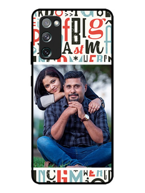 Custom Galaxy S20 FE 5G Custom Metal Phone CaseAlphabet Design