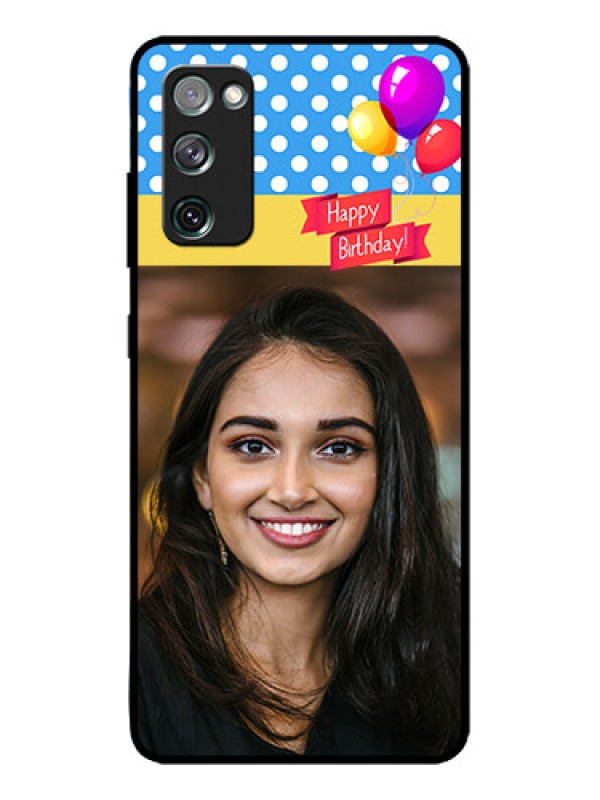 Custom Galaxy S20 FE 5G Custom Metal Phone CaseHappy Birthday Design