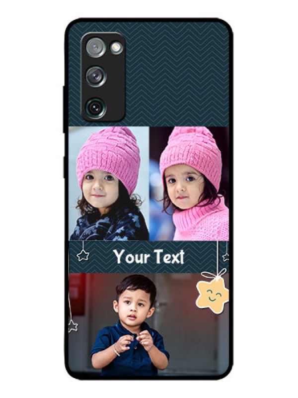 Custom Galaxy S20 FE 5G Custom Metal Phone CaseHanging Stars Design