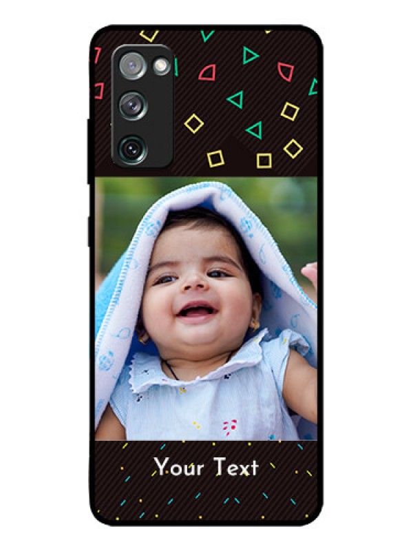 Custom Galaxy S20 FE 5G Custom Metal Phone CaseWith Confetti Birthday Design