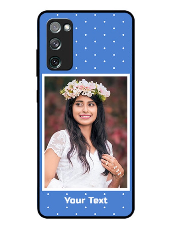 Custom Galaxy S20 FE 5G Custom Metal Phone CasePolka Dots Design