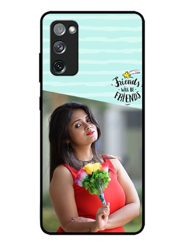 Custom Galaxy S20 FE 5G Custom Metal Phone CaseFriends Picture Icon Design