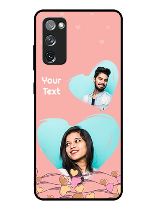 Custom Galaxy S20 FE 5G Custom Metal Phone CaseLove Doodle Design